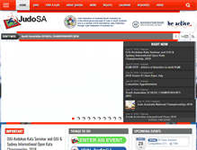 Tablet Screenshot of judosa.com.au